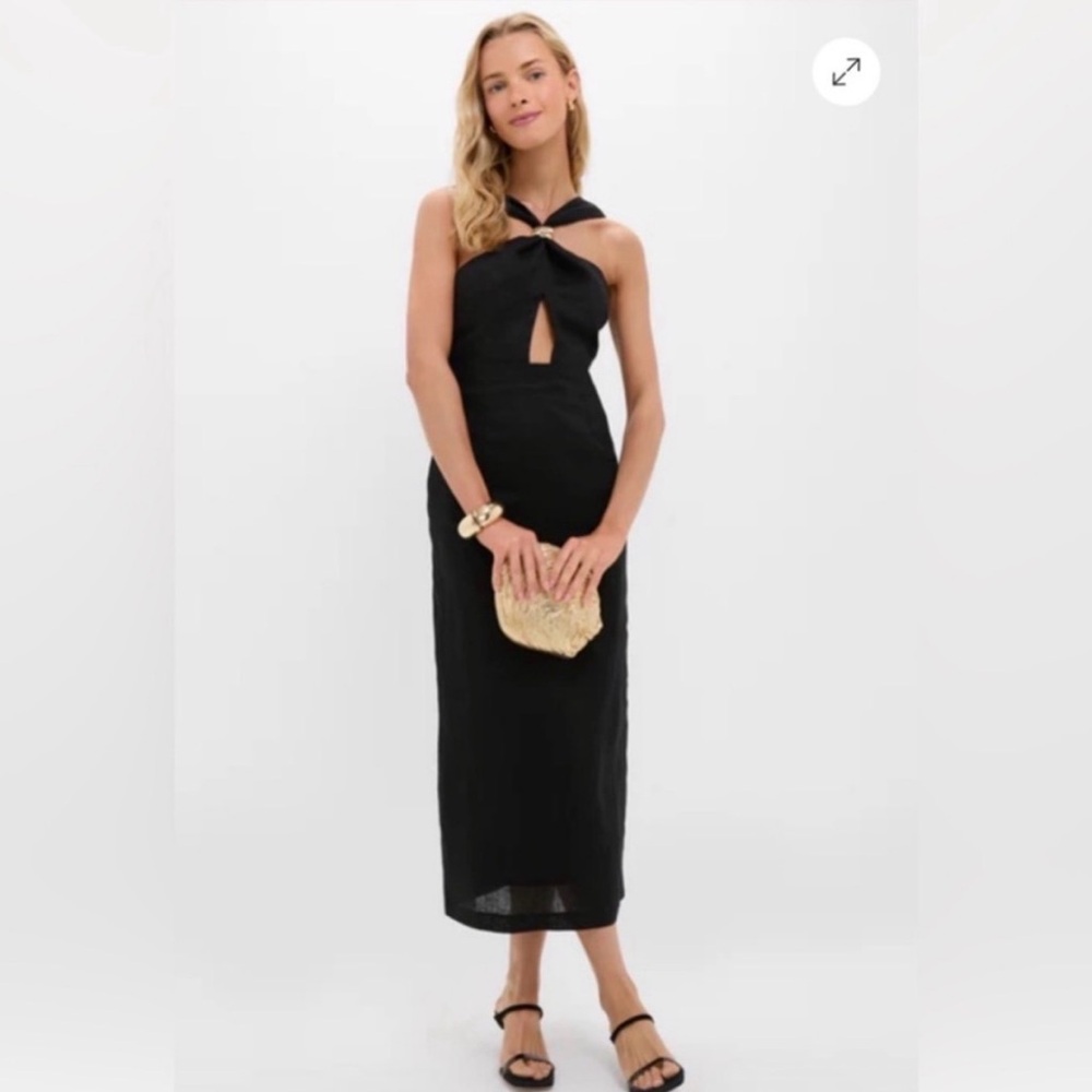 Hyacinth House Francis Linen Dress